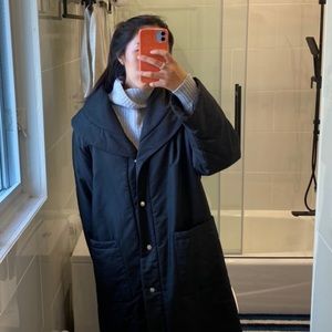 Vintage Korean Black Coat
